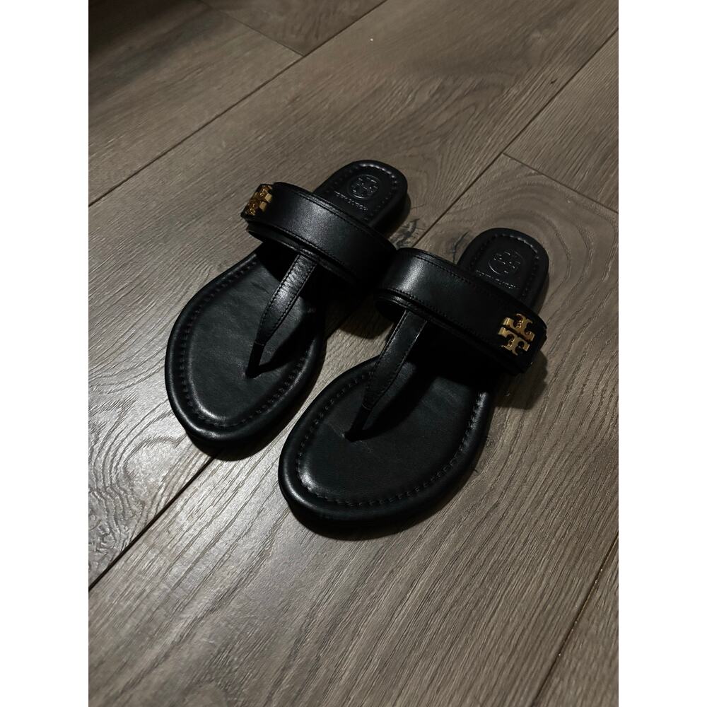 Black ToryBurch Sandals Size 5.5 - Picture 3 of 7